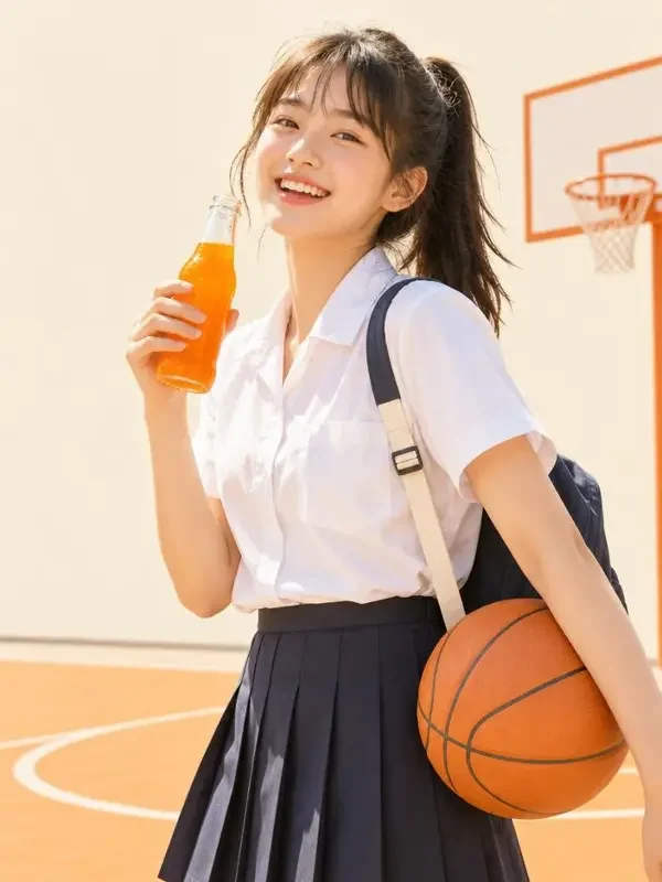 短剧《橘子汽水夏天》封面 - 青春校园题材，主演姜野 / 夏瑶